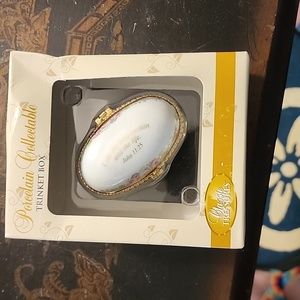 Collectable Trinket porcelain box still in box